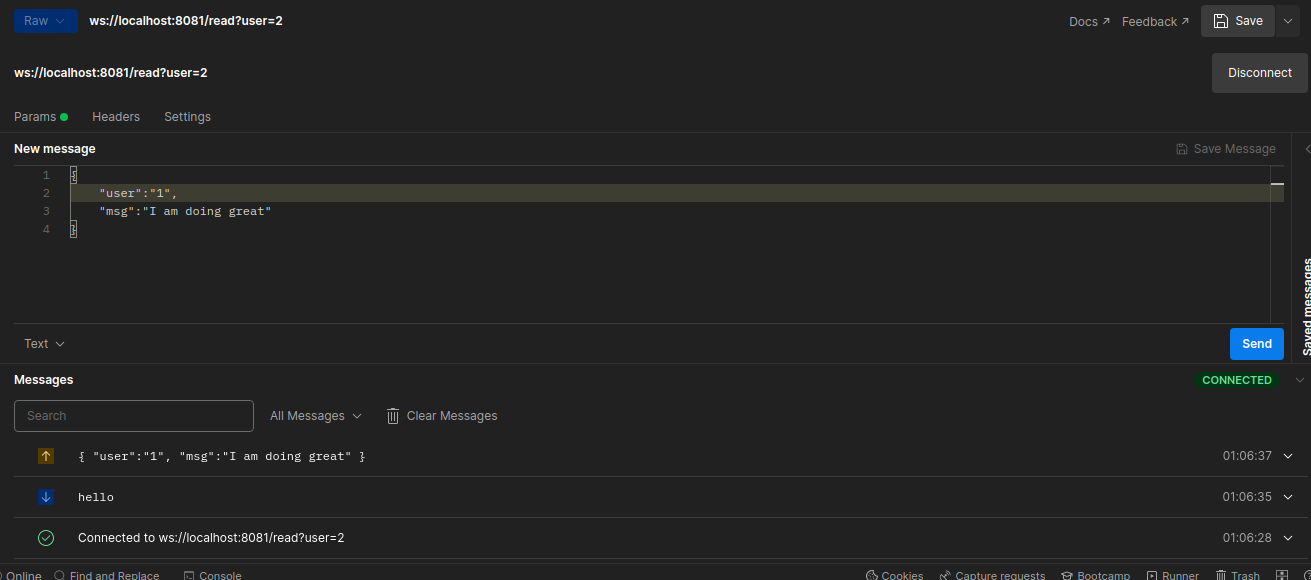 User 2 Chat Interface